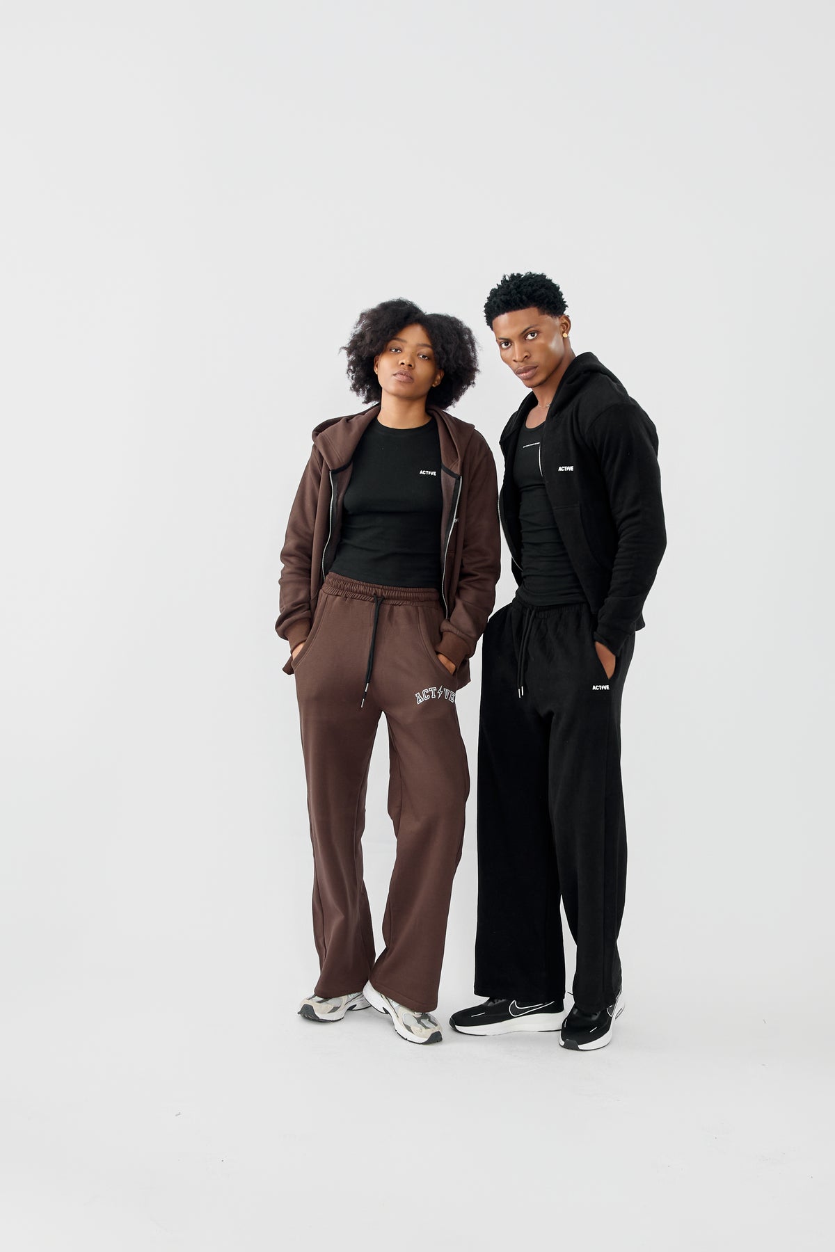 ACTIVE Essential Cotton Zip Set