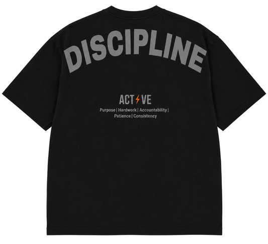 ACT⚡️VE Discipline Statement Tee