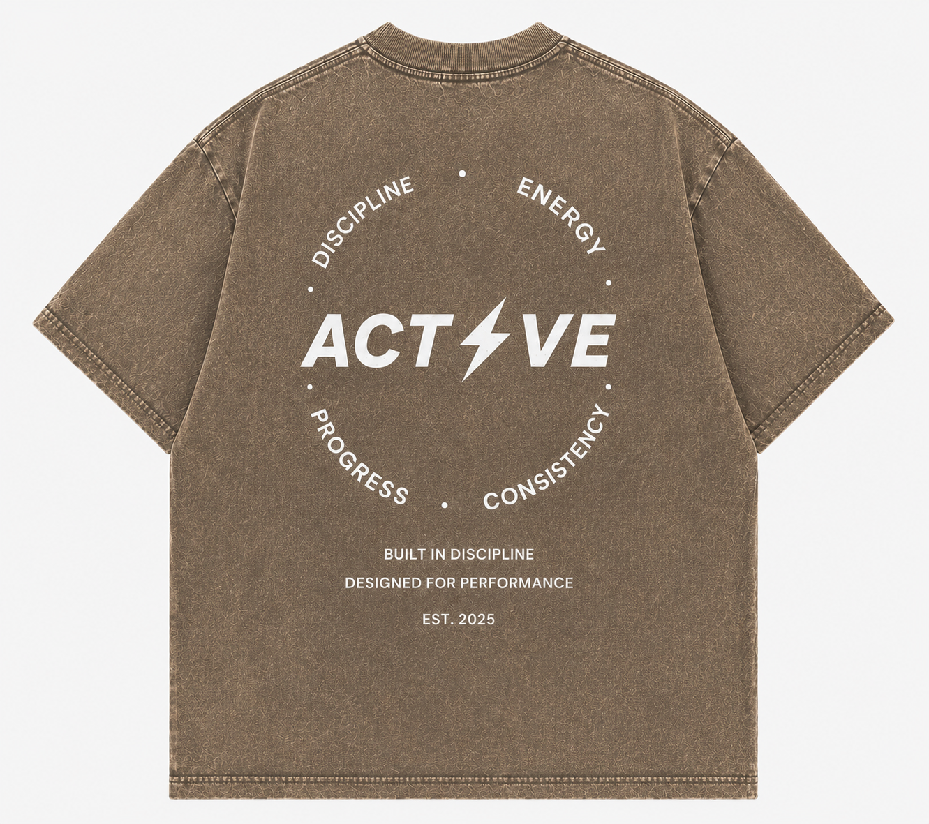ACT⚡️VE Stonewash Statement Tee