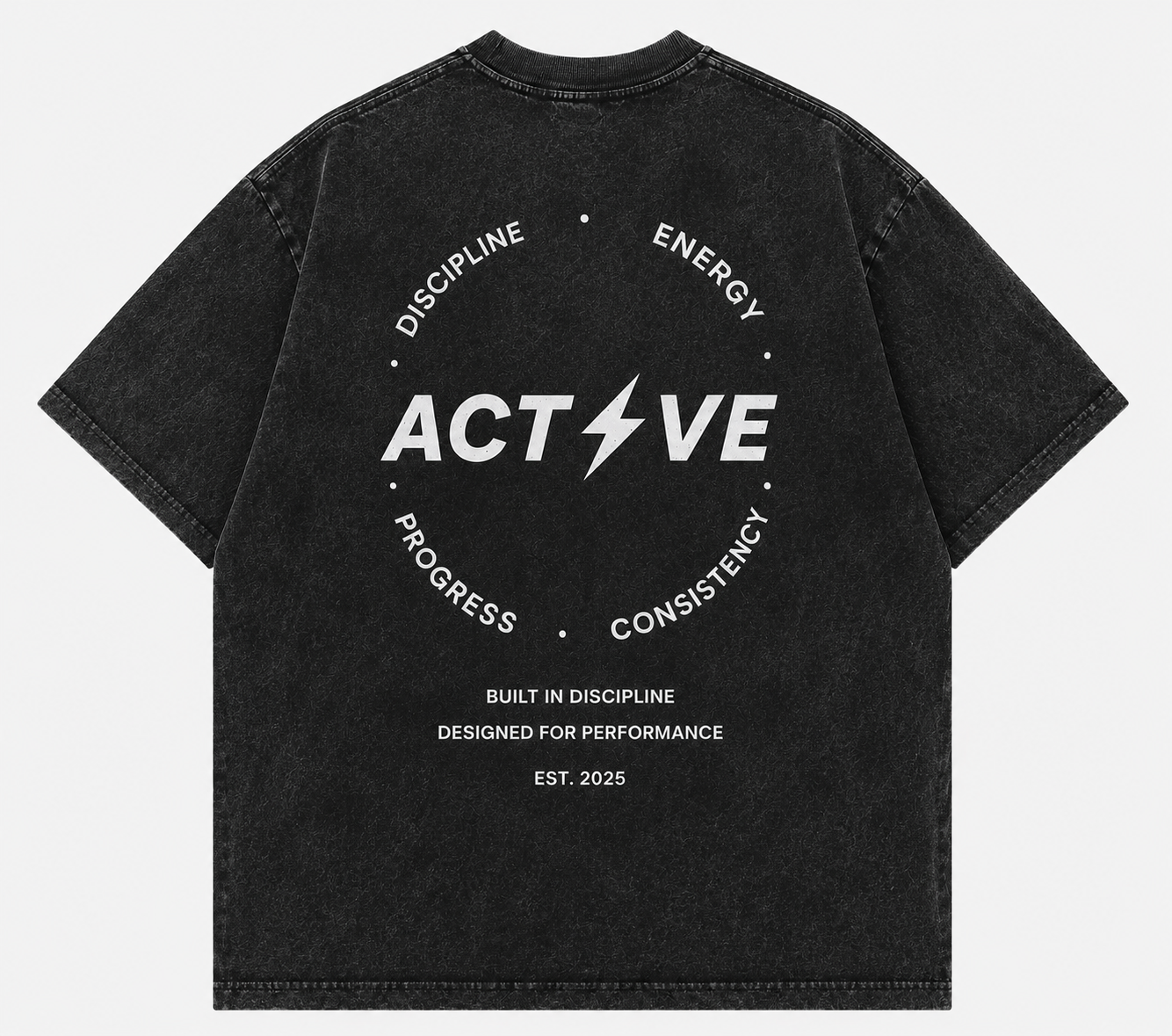 ACT⚡️VE Stonewash Statement Tee