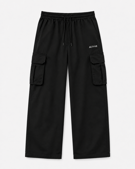 ACTIVE Wide-Leg Utility Cargo Pants